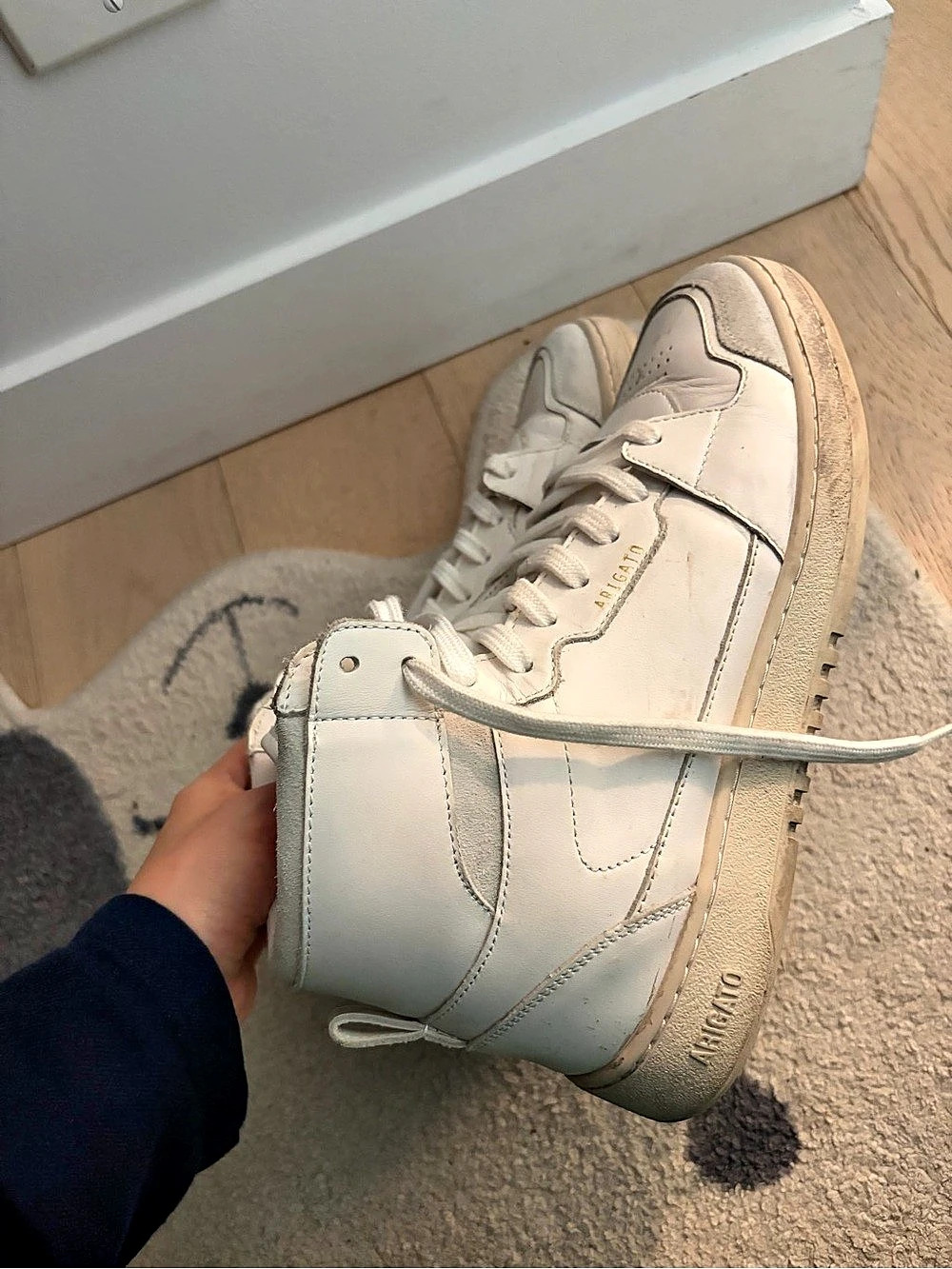 Axel Arigato High-Top Sneakers in White US 8 MEN